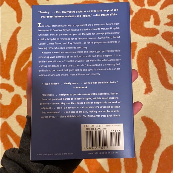 Girl, Interrupted Memoir Book - Picture 2 of 5
